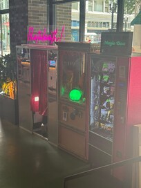 Photo booth in the lobby