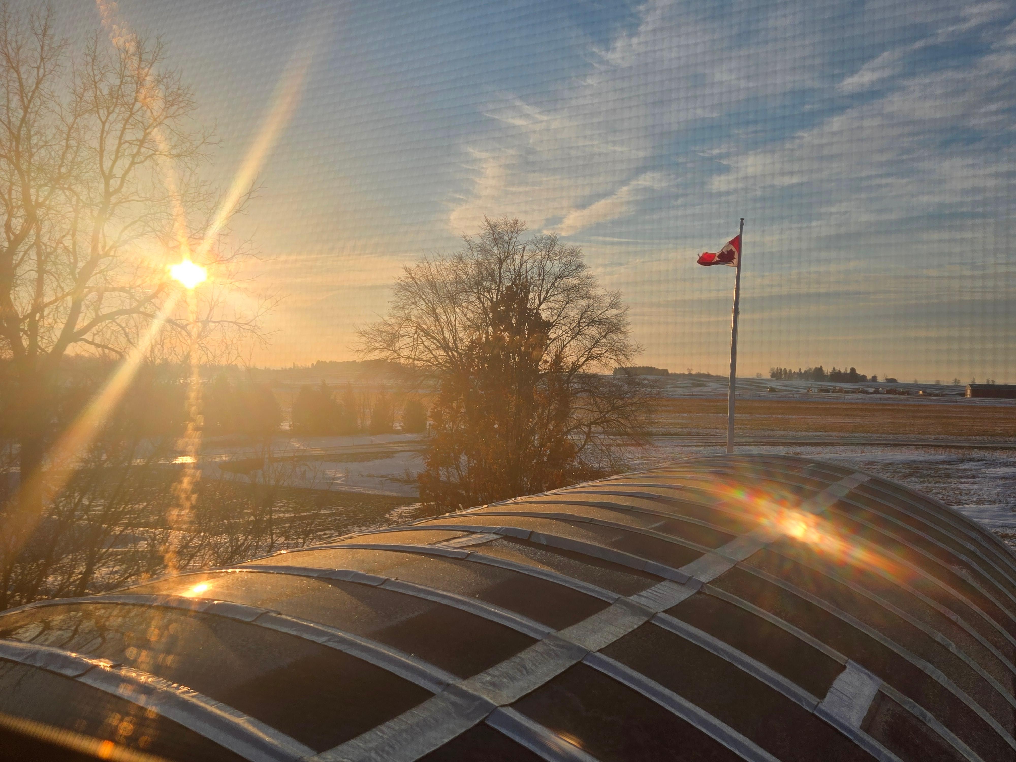 The view from one of the windows in our suite. 