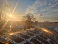 The view from one of the windows in our suite.