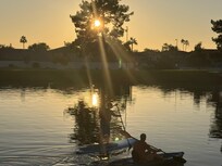 We loved the paddle board and kayak!! View at night!!