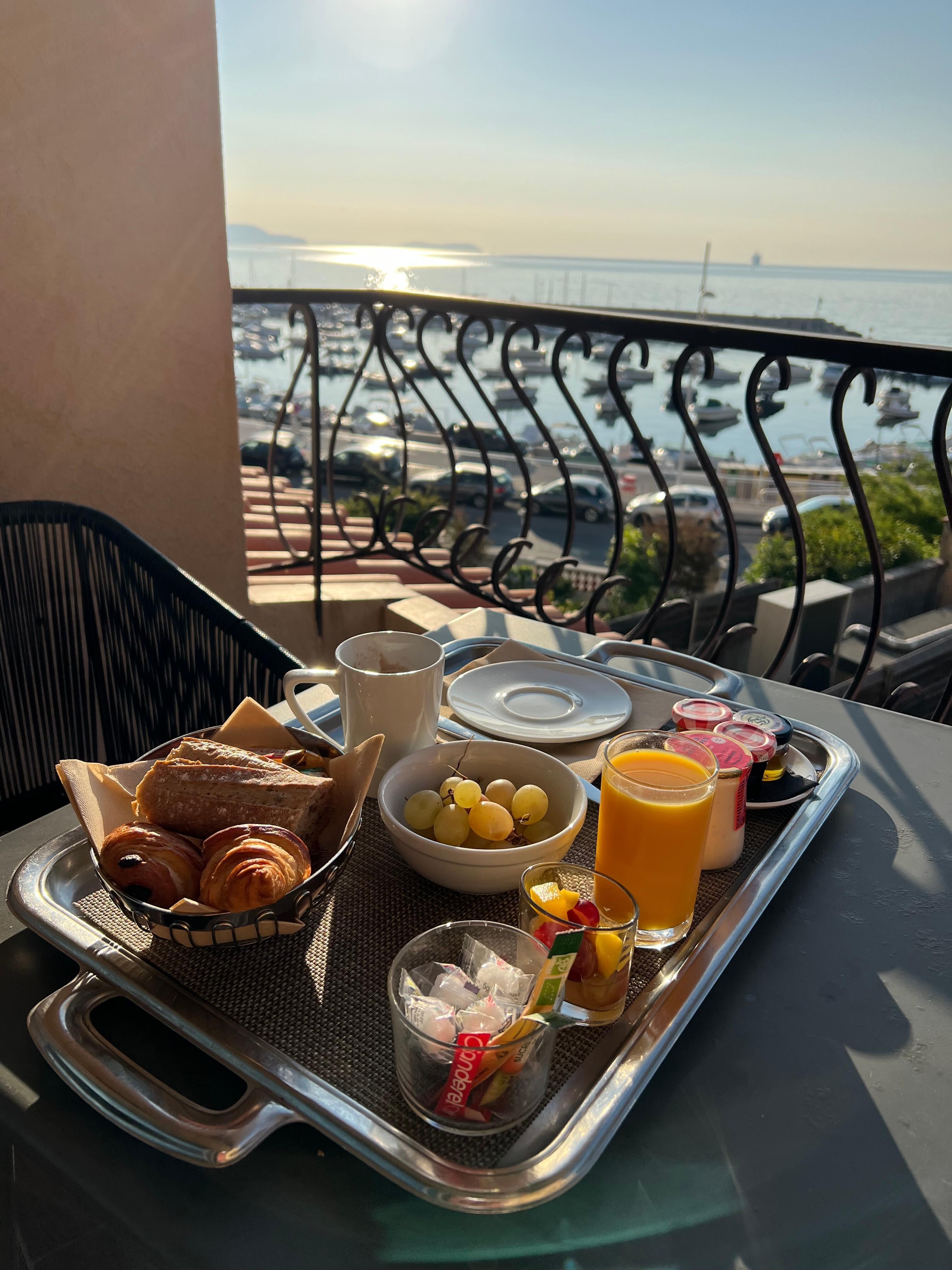 Breakfast on the balcony