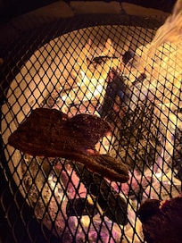Fire Pit : perfect for a steak night