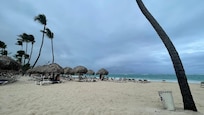 The beach
