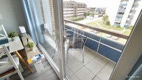 Sicht auf Balkon