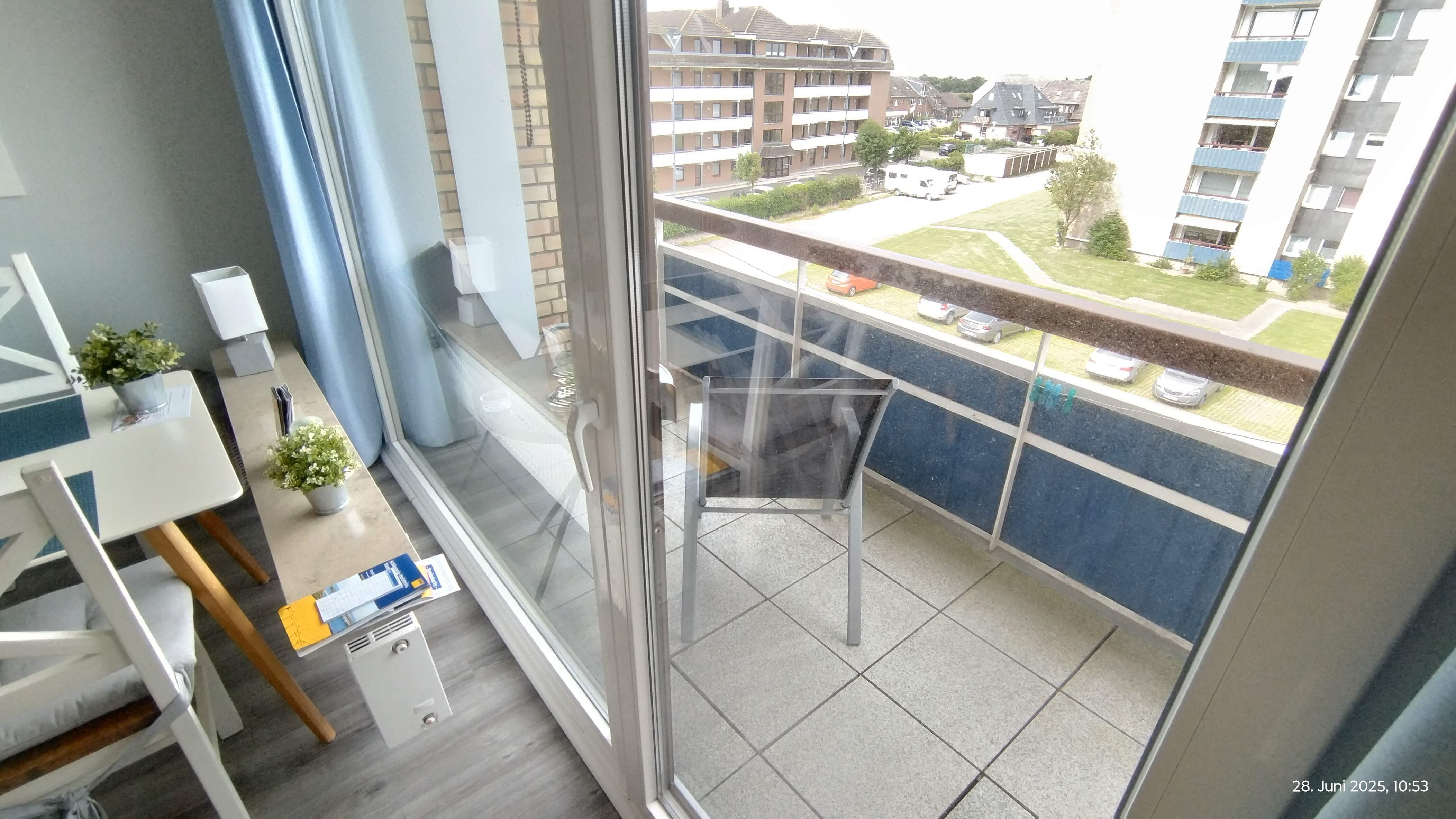 Sicht auf Balkon 