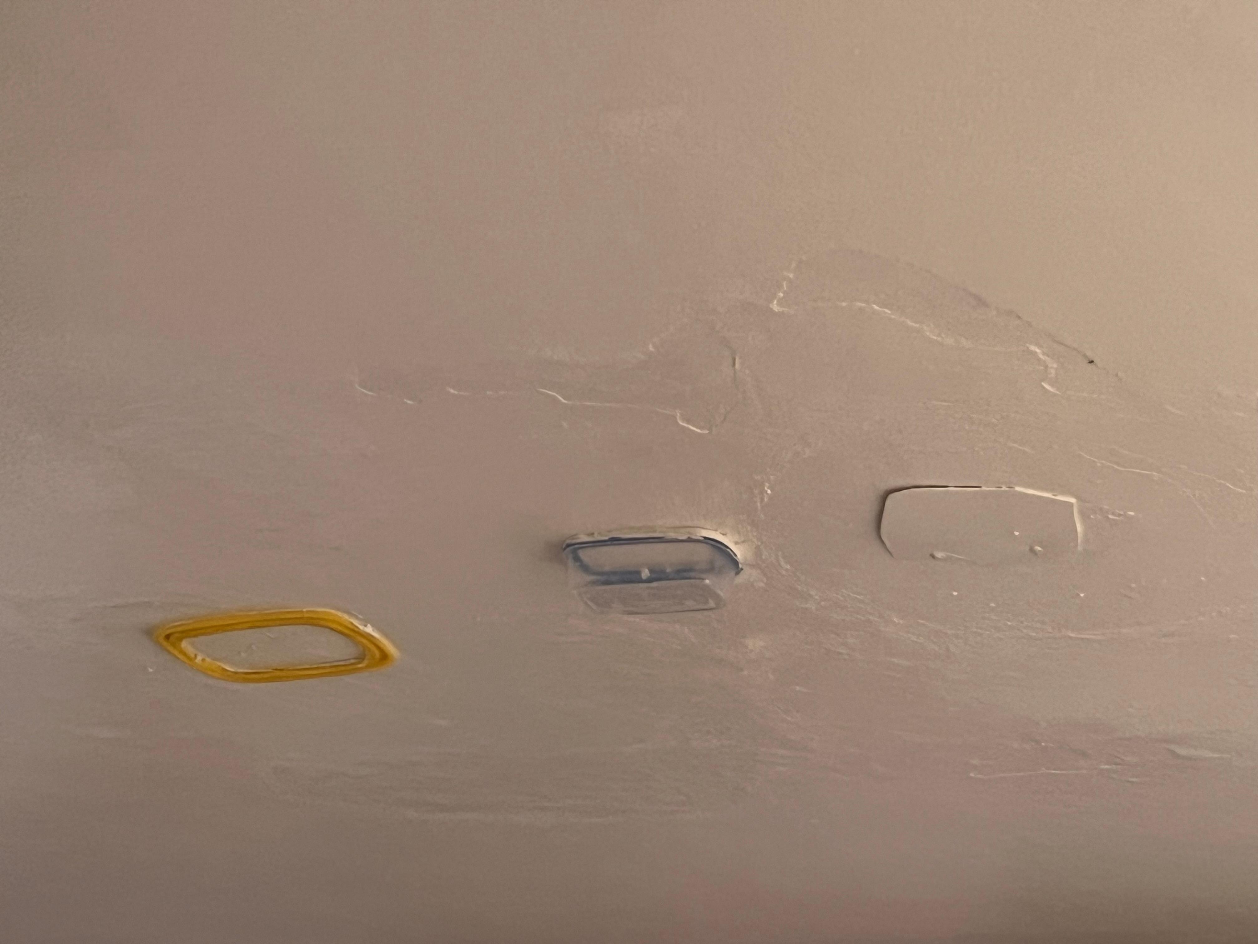 The Tupperware on the ceiling. 