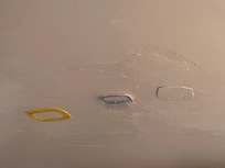 The Tupperware on the ceiling.