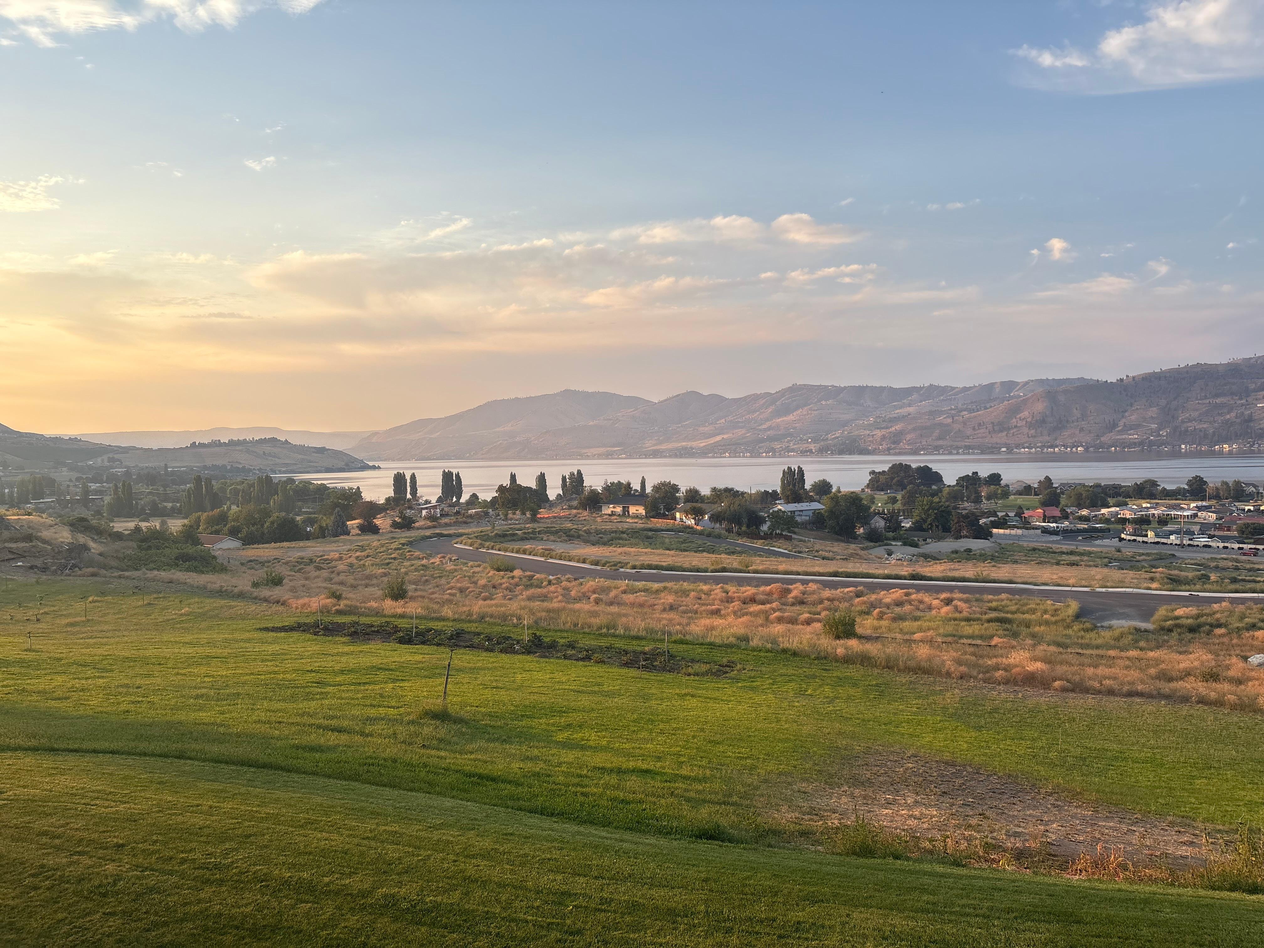 Morning sunrise from the deck.  