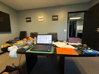Space to work but no extra power outlets.