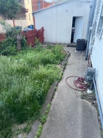 Unkept yard