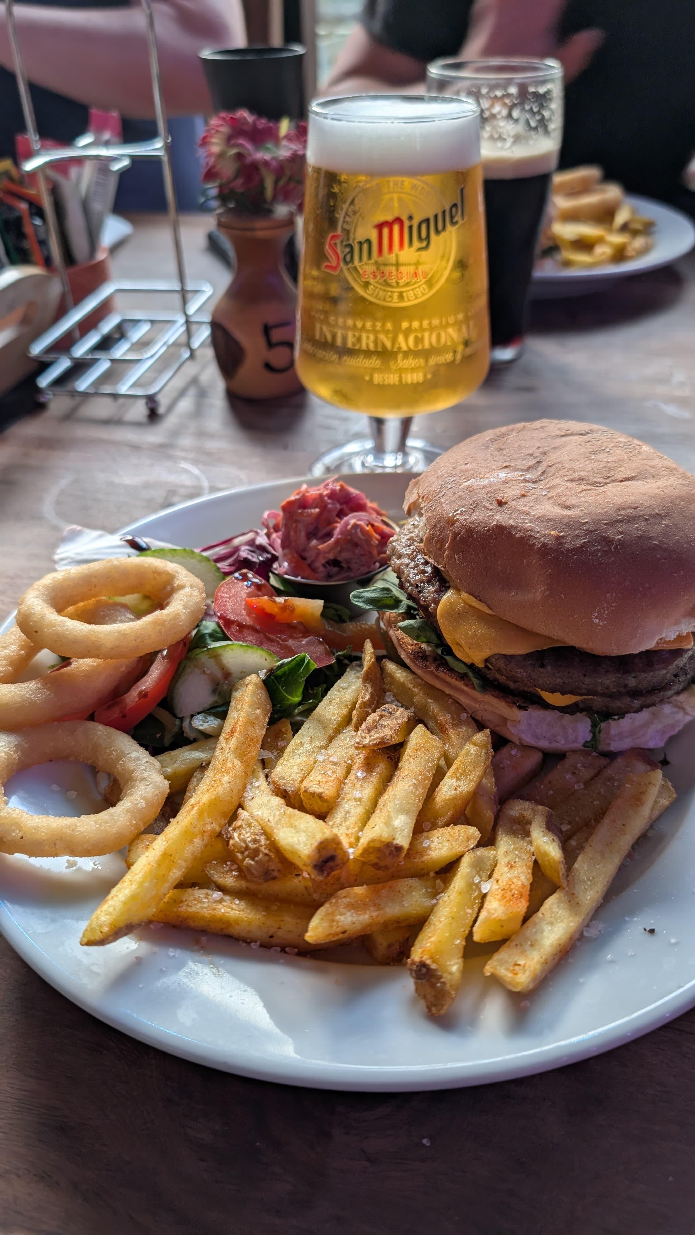 Food at the onsite restaurant