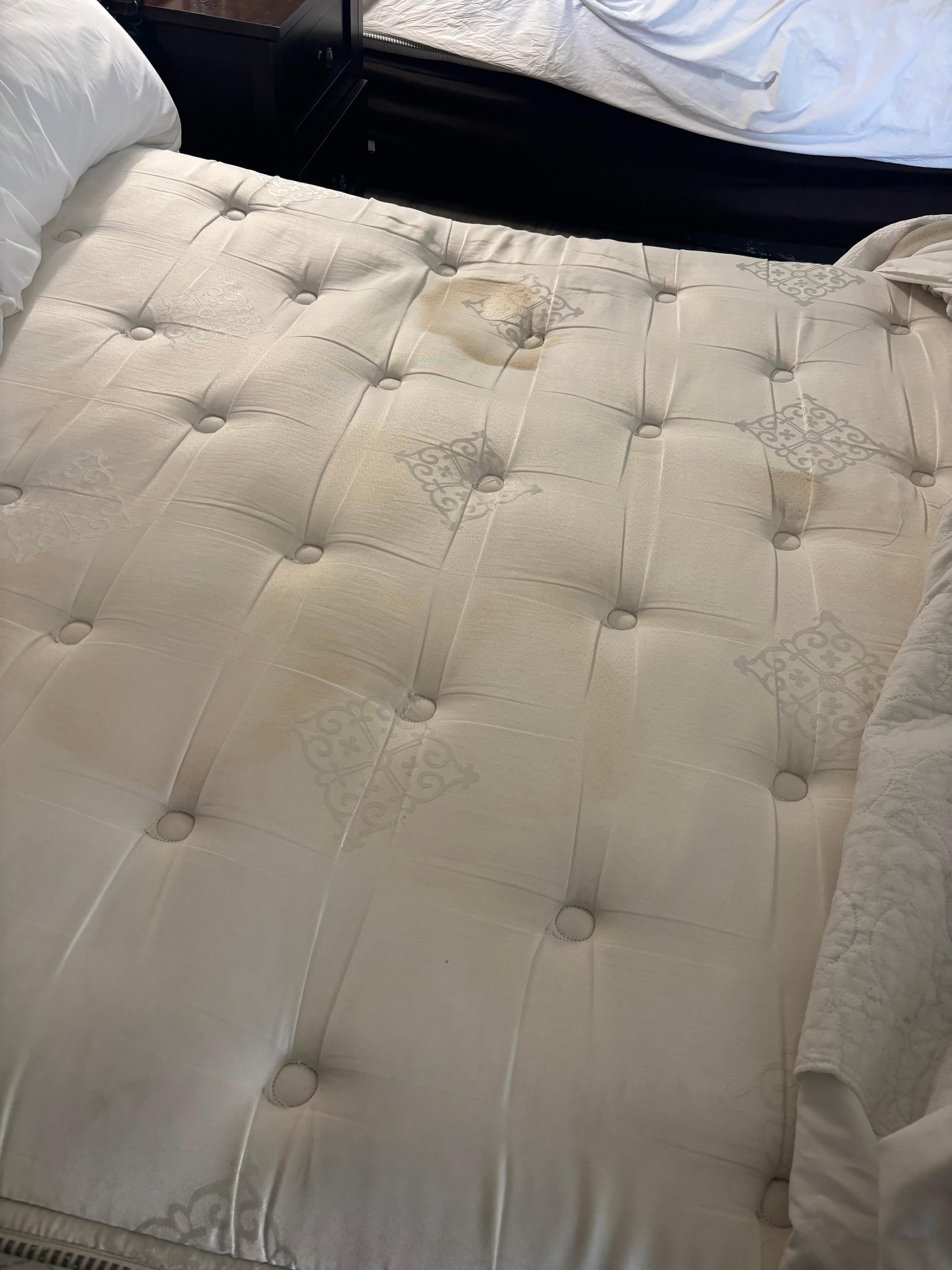 Stains on first mattress