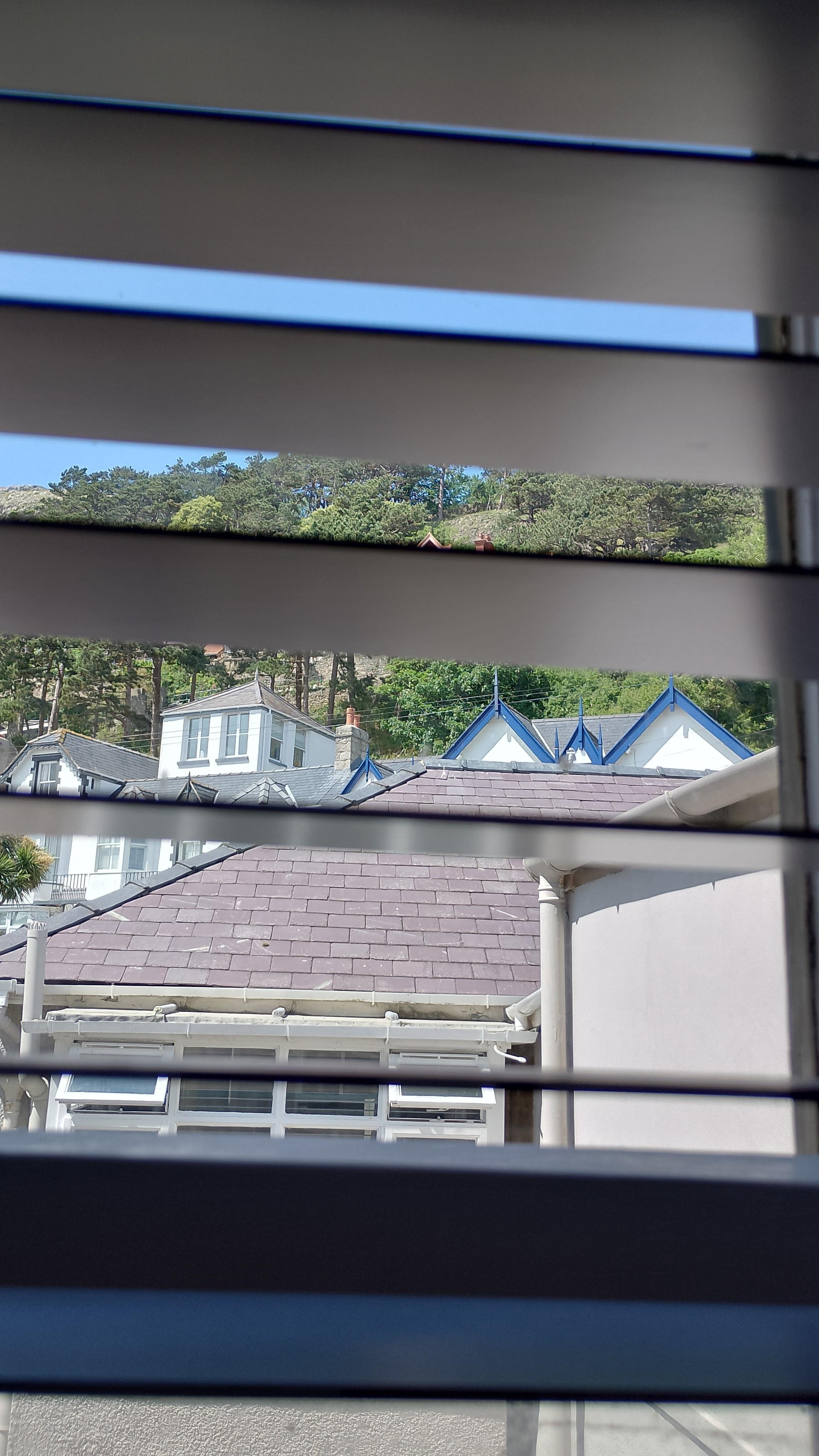 View from single room.