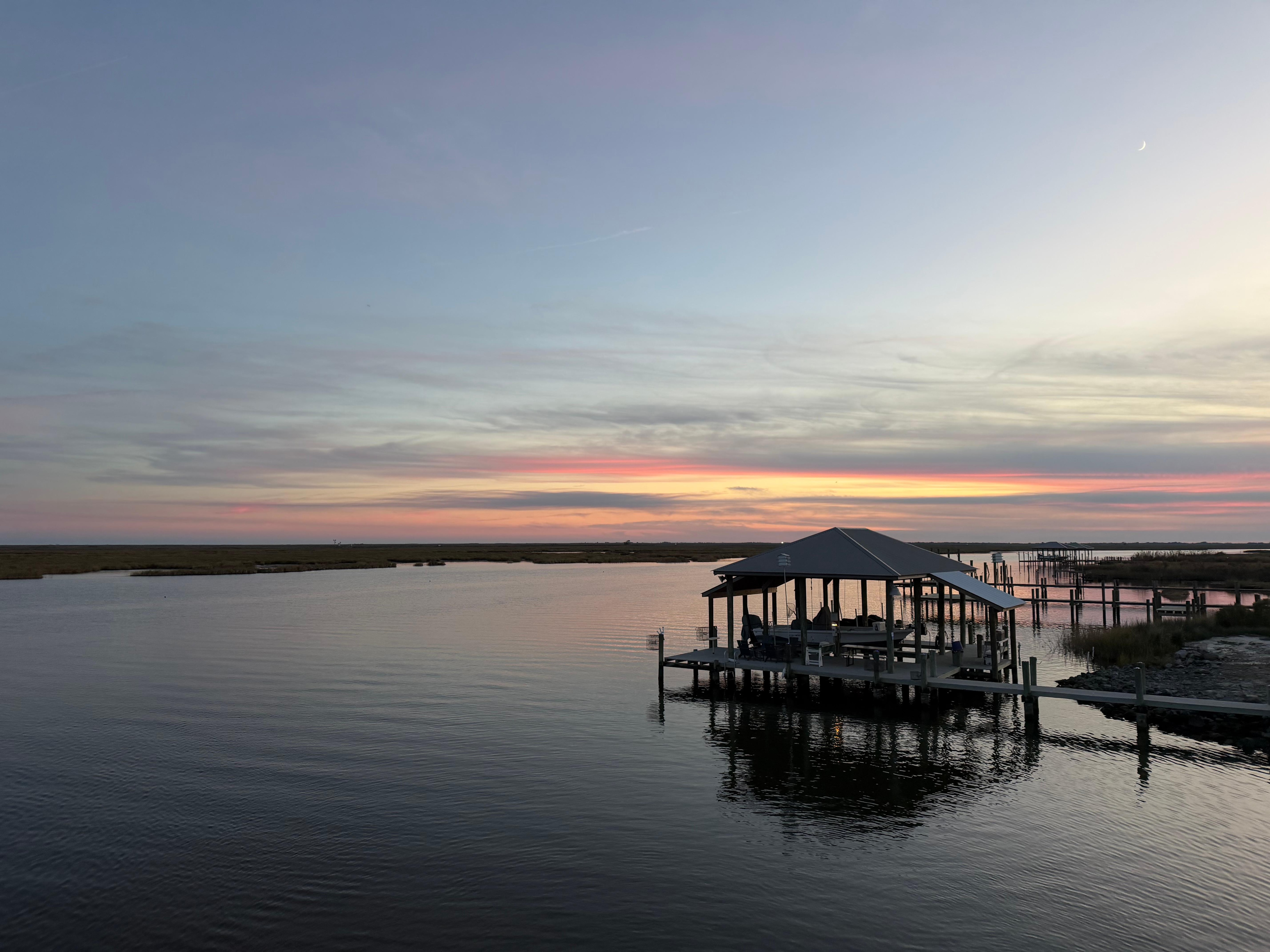View from upper dock 