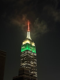 View from rooftop bar