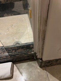 Entry to the shower
