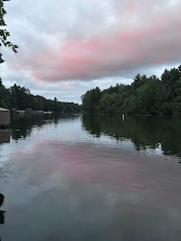 Sunset on the river