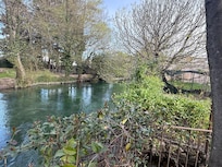 A peaceful river right outside your back door!