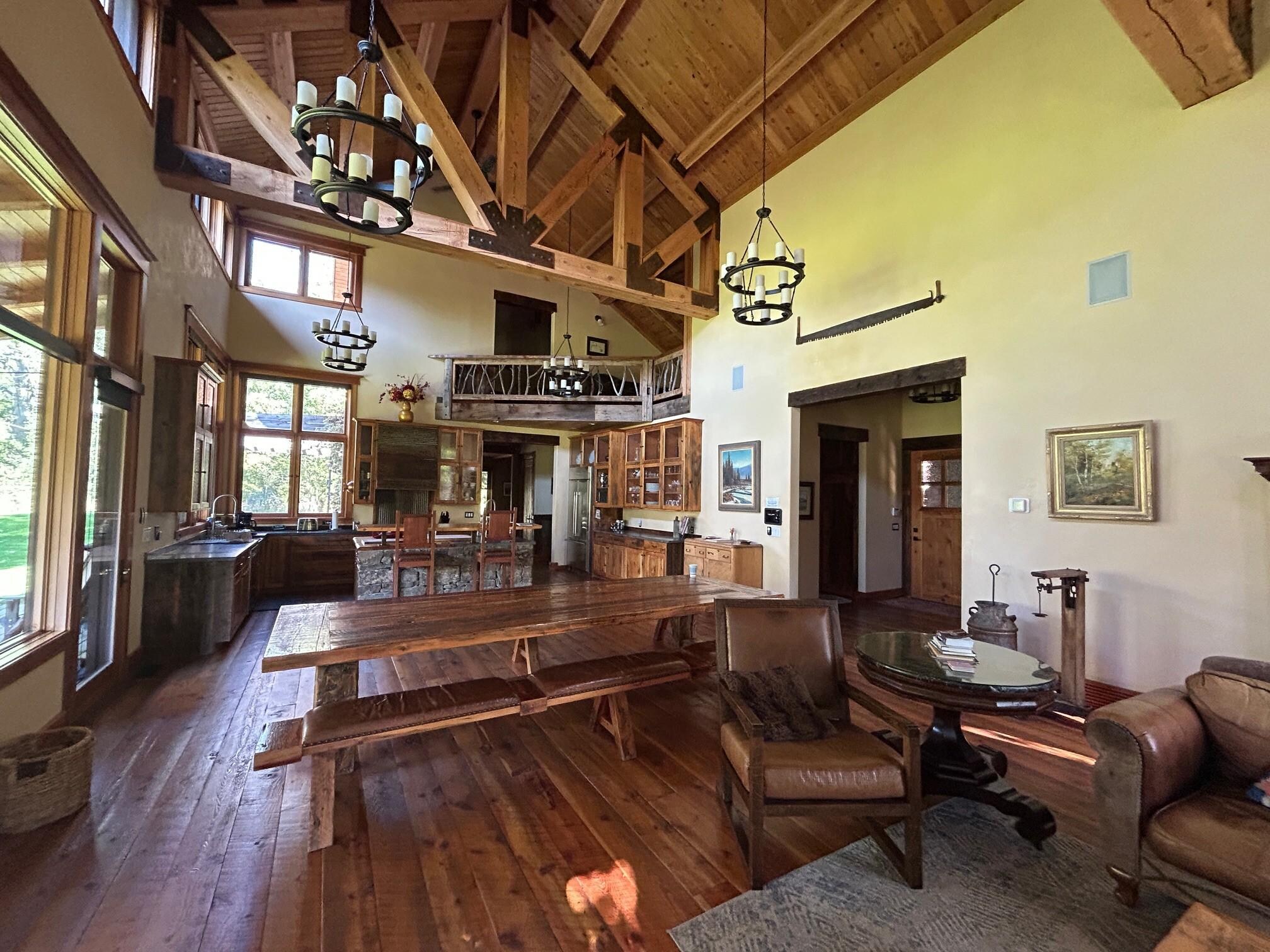 Kitchen from living room