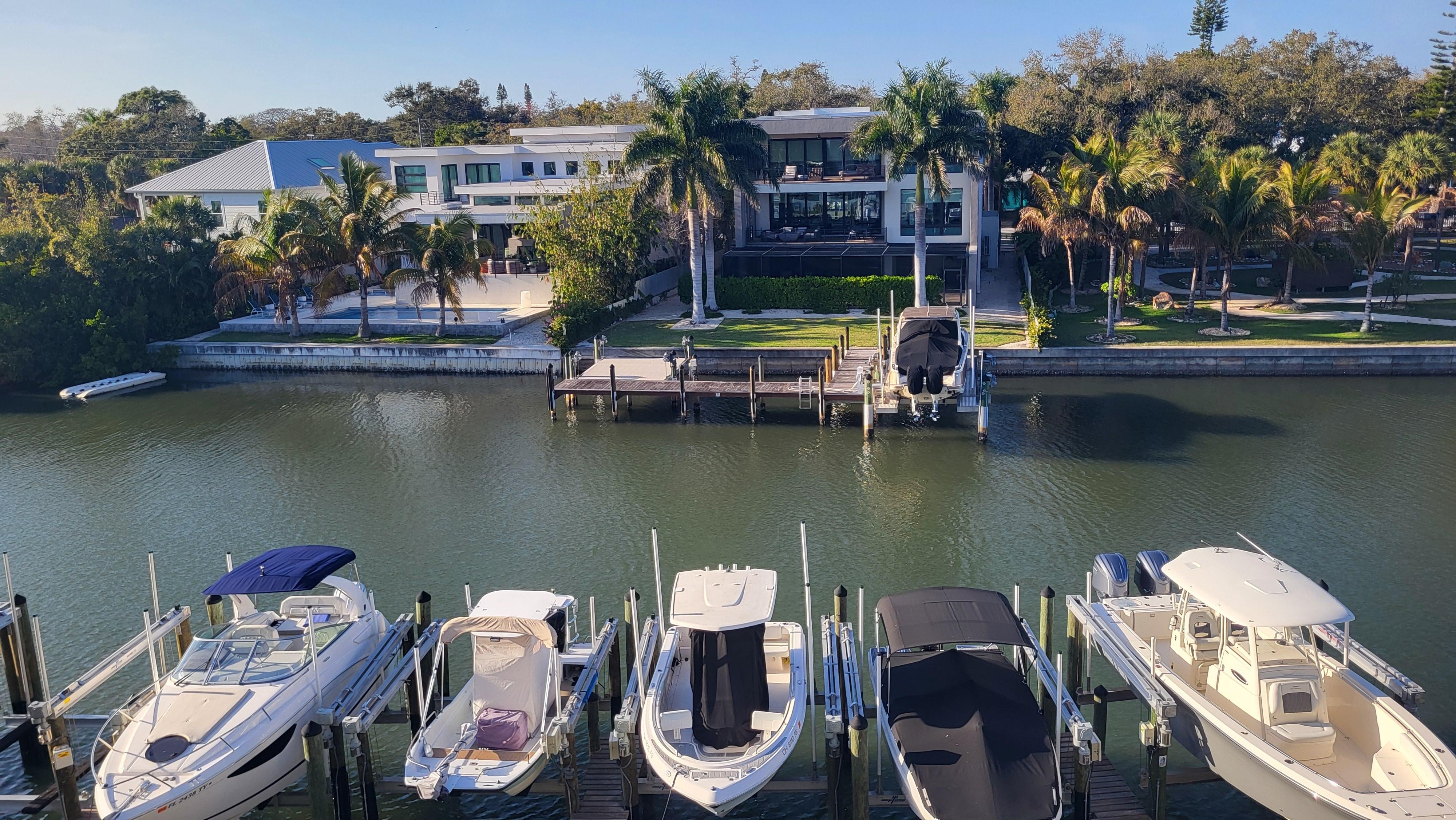 The view directly across