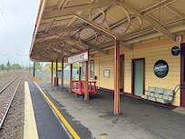 Railway station with great shop & cafe