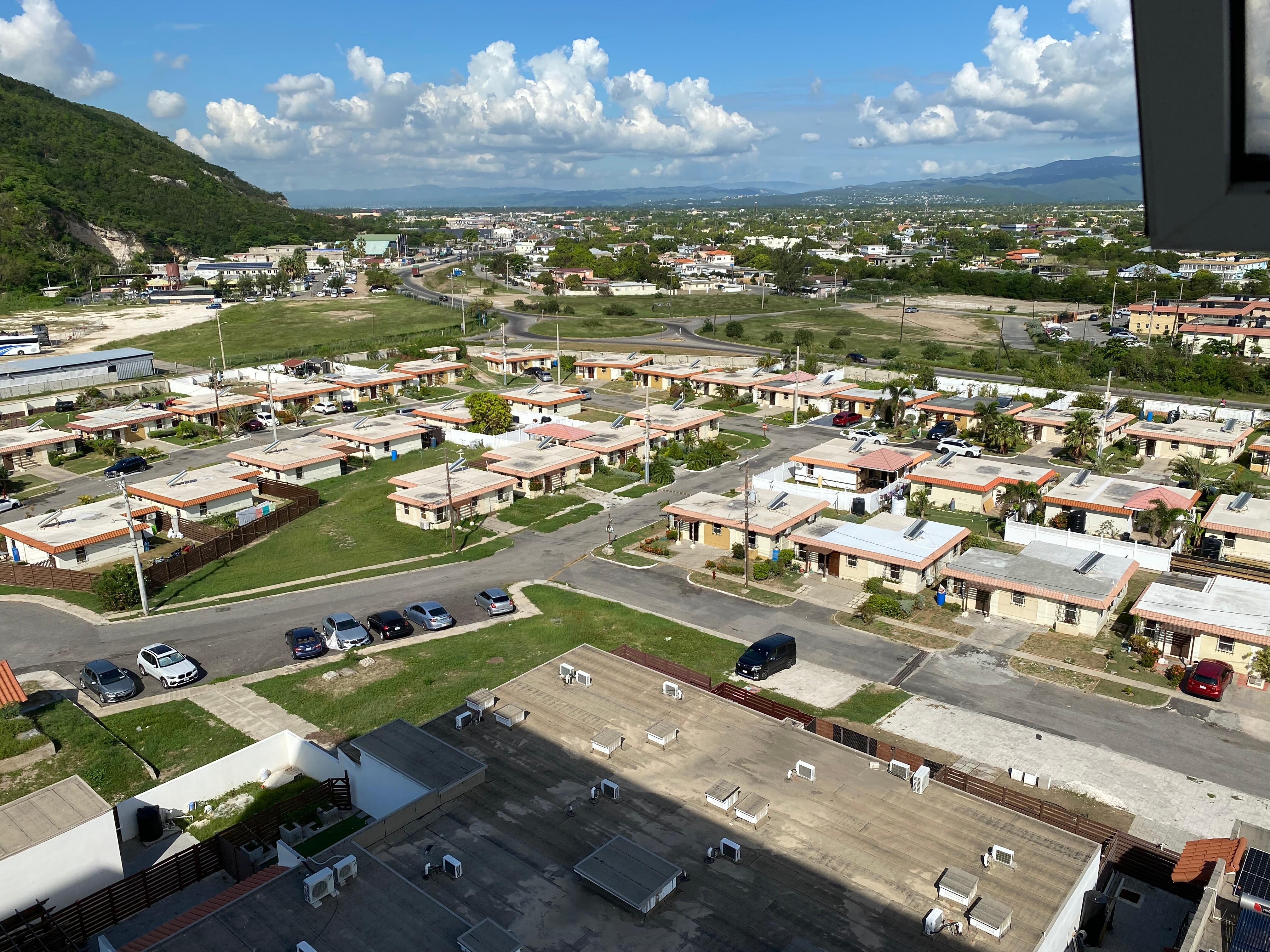 Taken from the apartment window. 