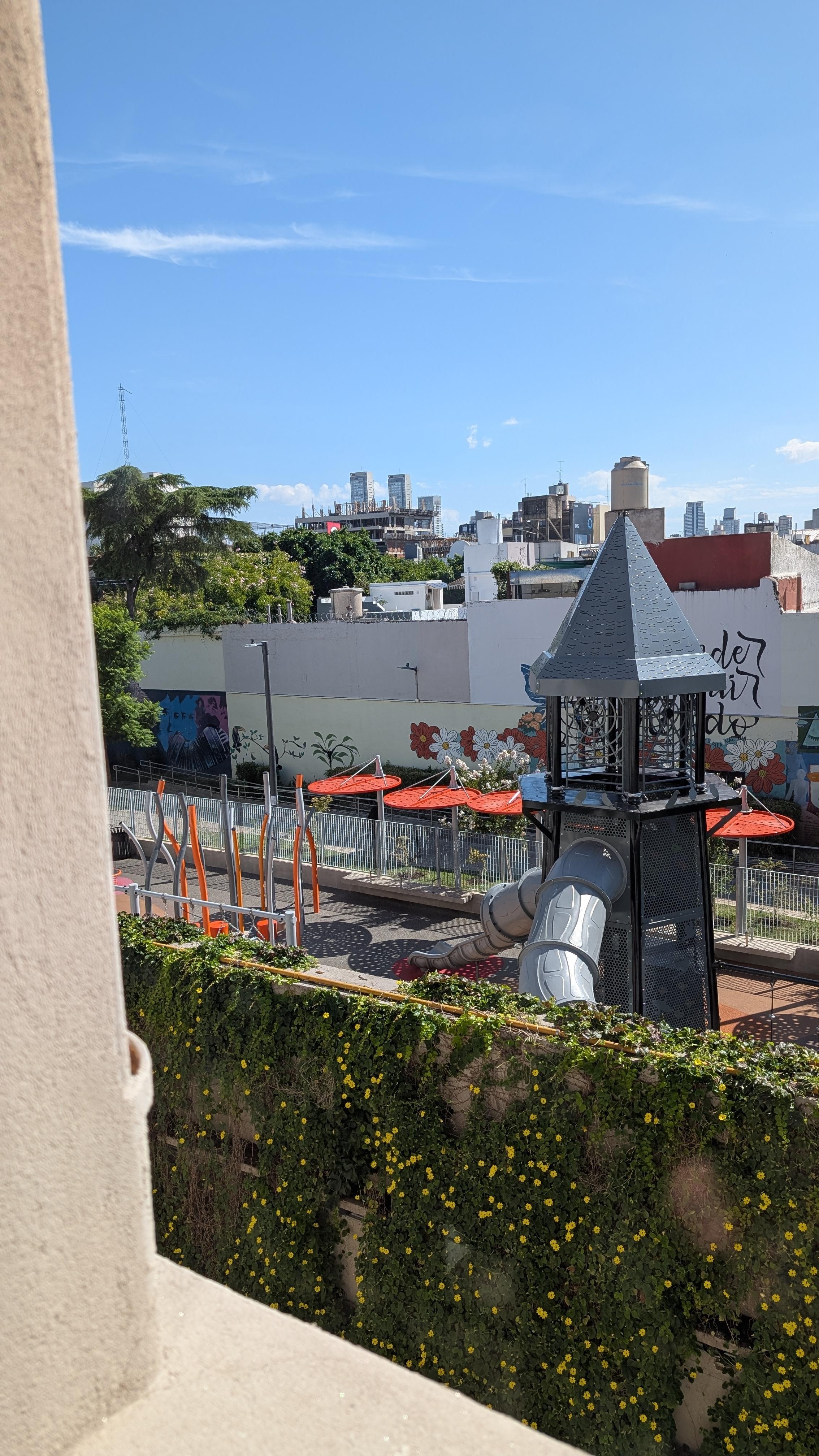 The view from our bedroom window