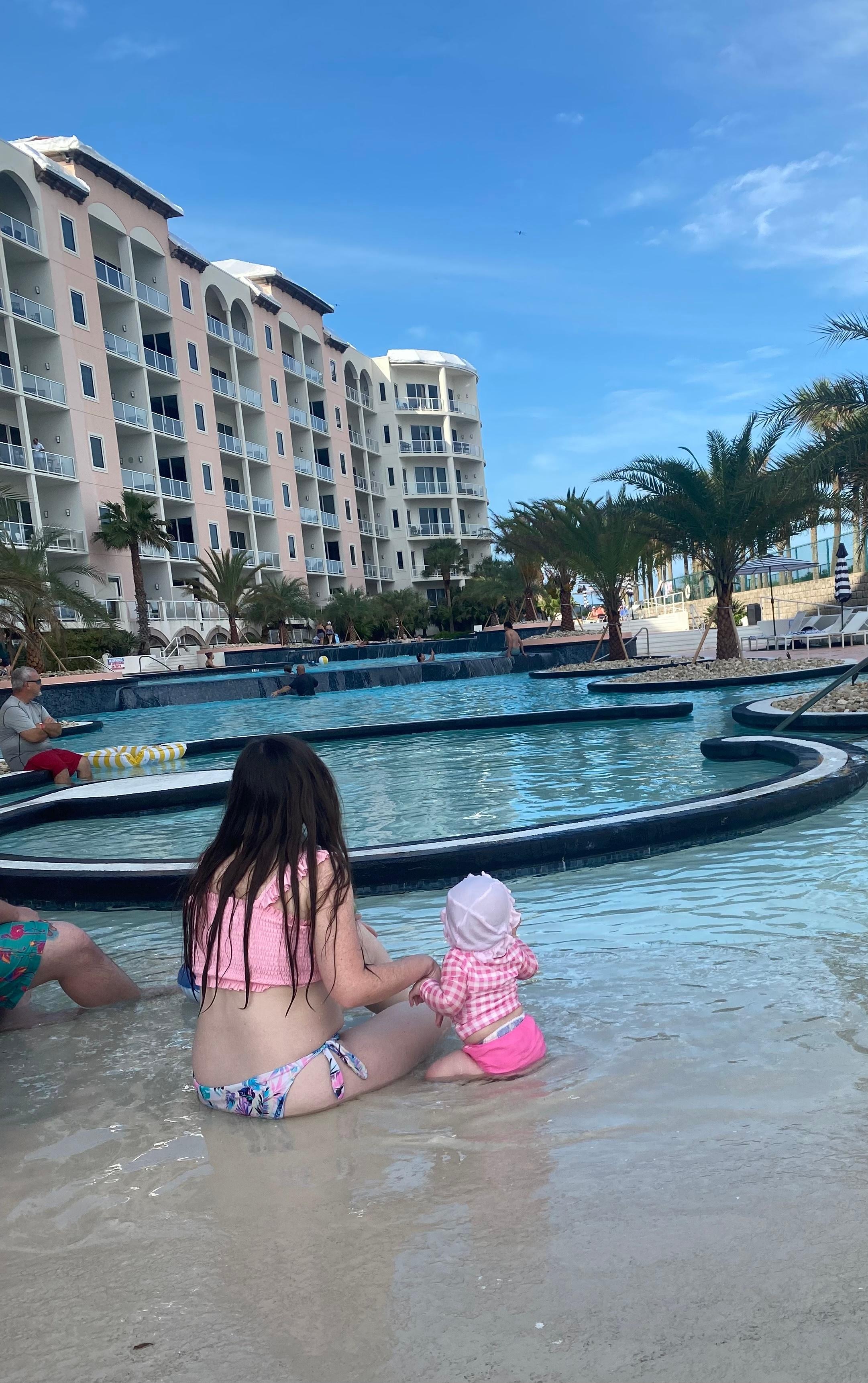 Granddaughter Enjoying the pool!