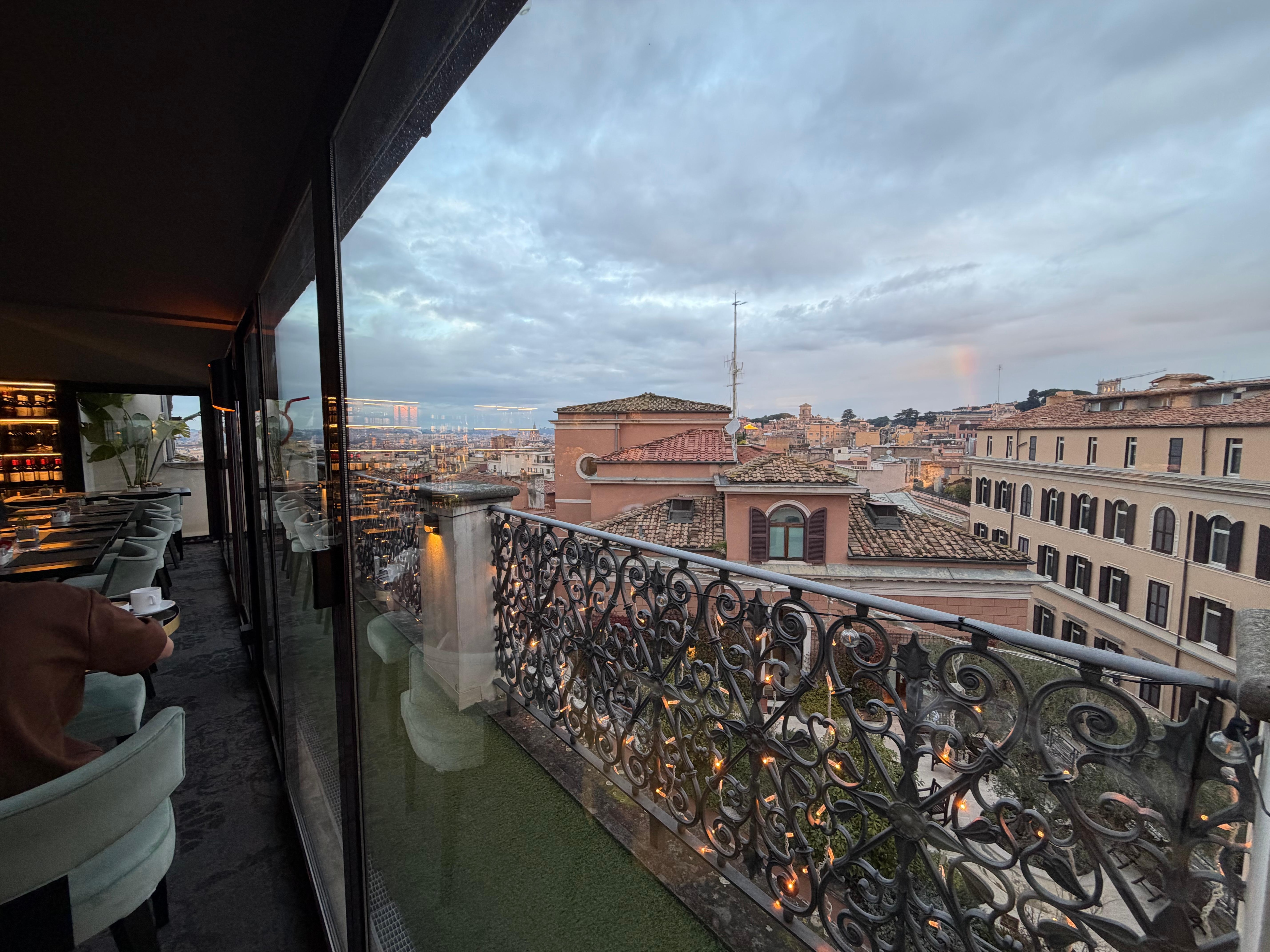 レストランから外の眺め