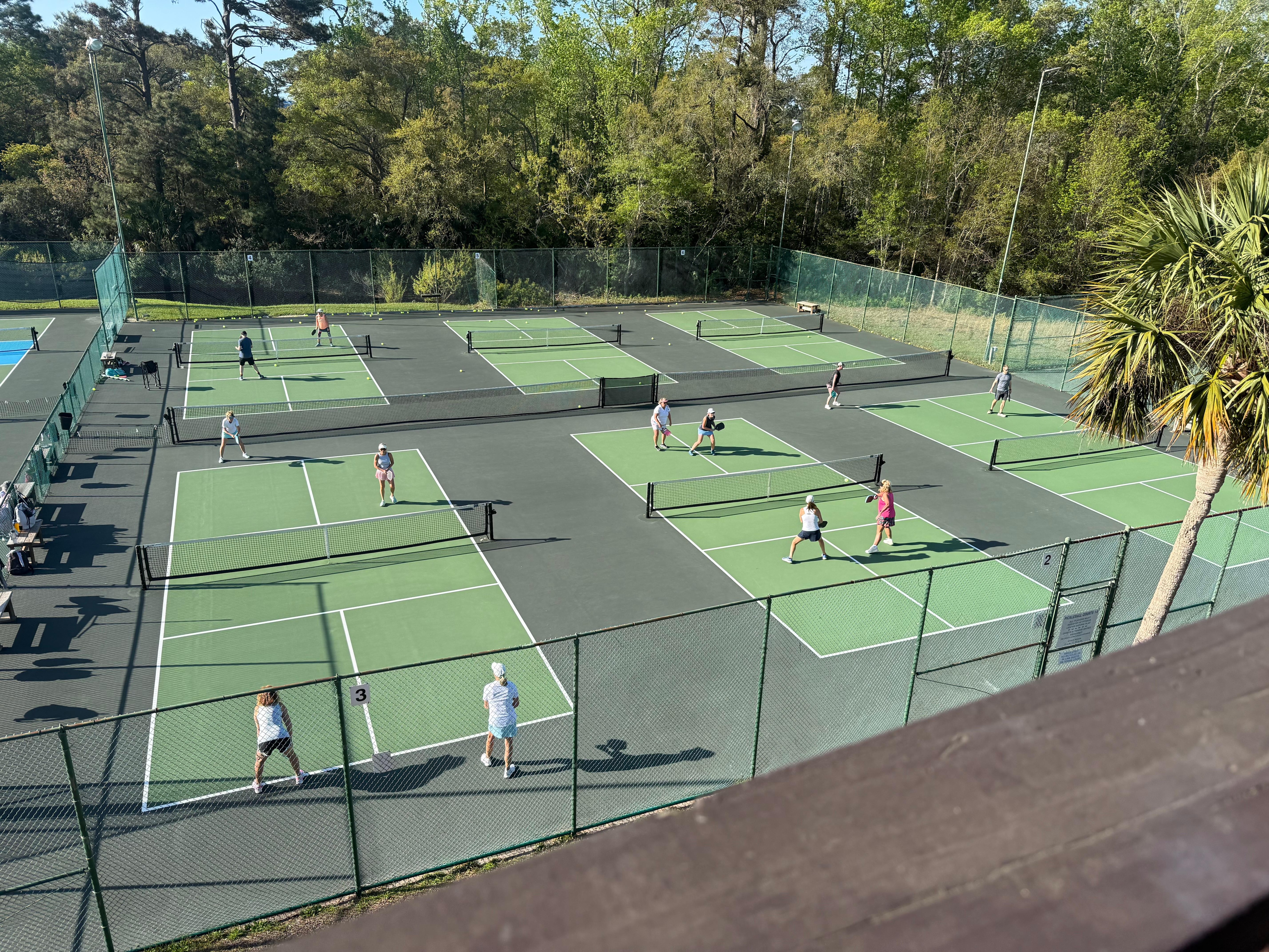 Right outside the condo