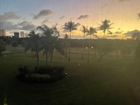 Sunrise from the balcony.