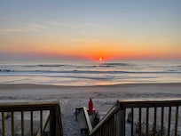 Sunrise from deck.