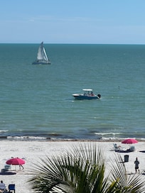 View from our balcony!