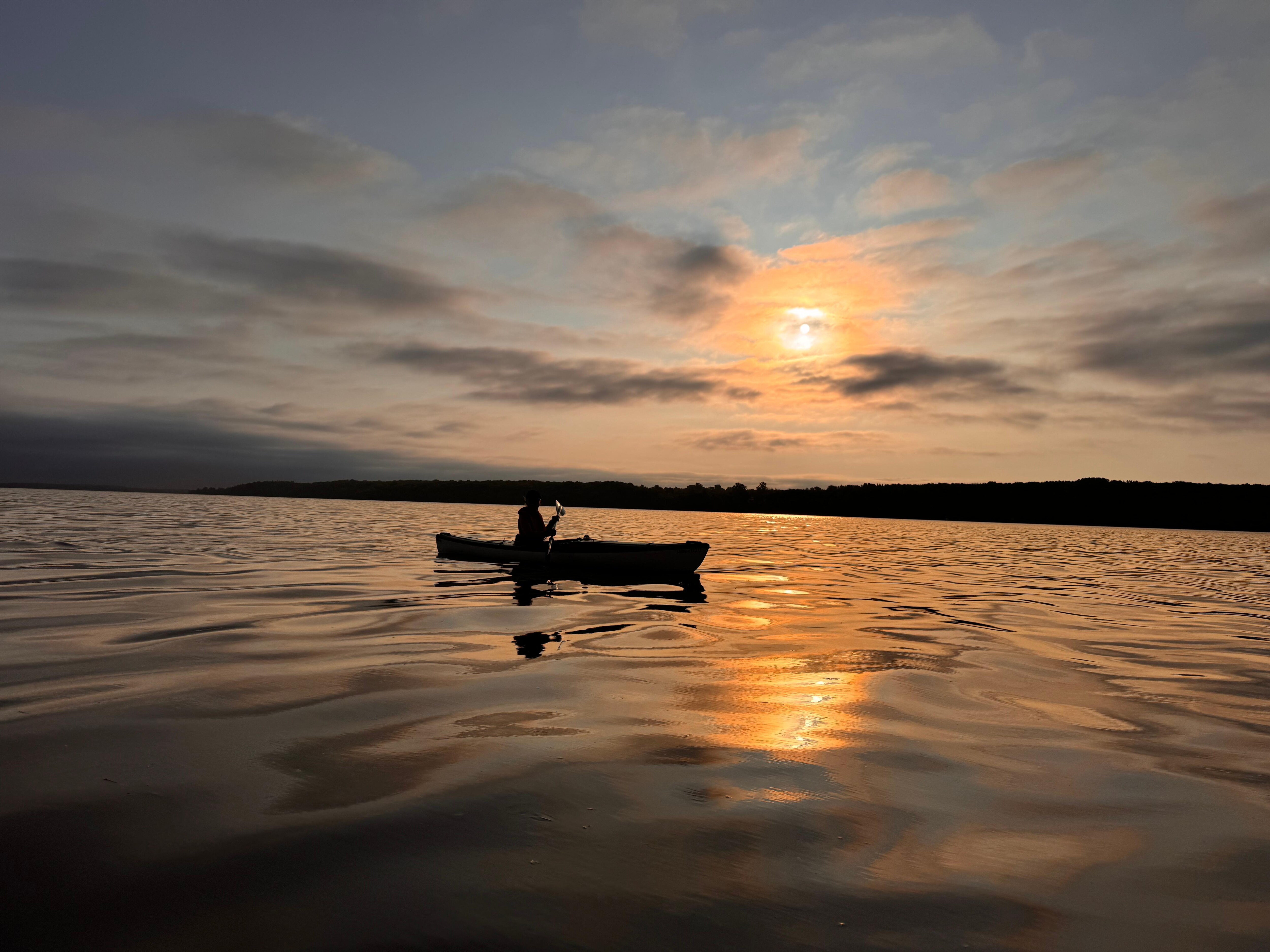 Sunrise kayaking 