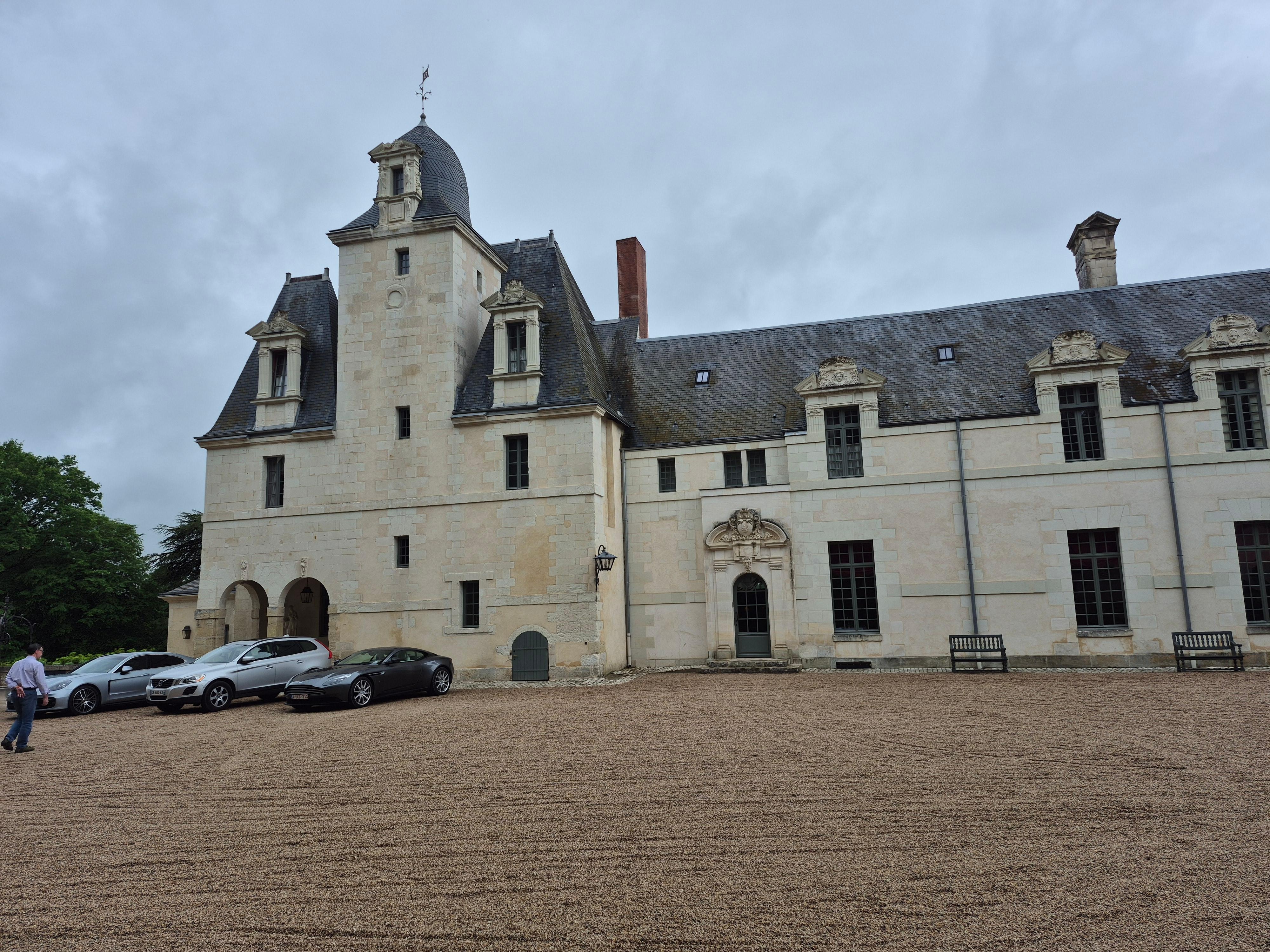 A partial view of the exterior
