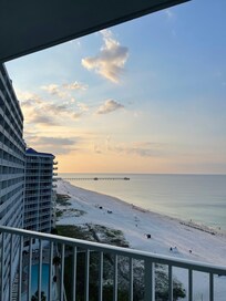 East view of the beach