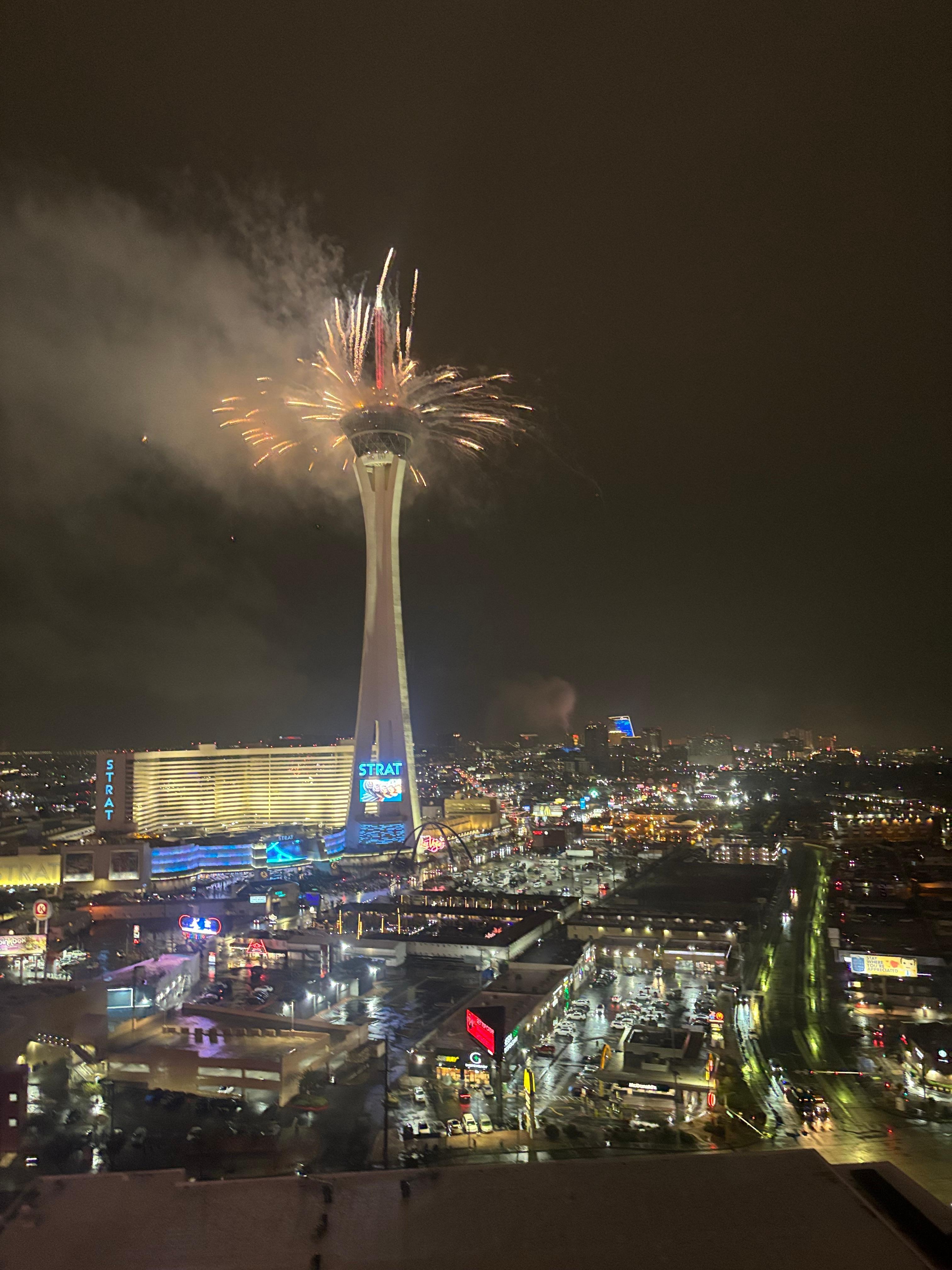Old years nice was amazing watching the fireworks from my room,I felt like a big kid.