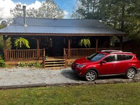 Front of the cabin.