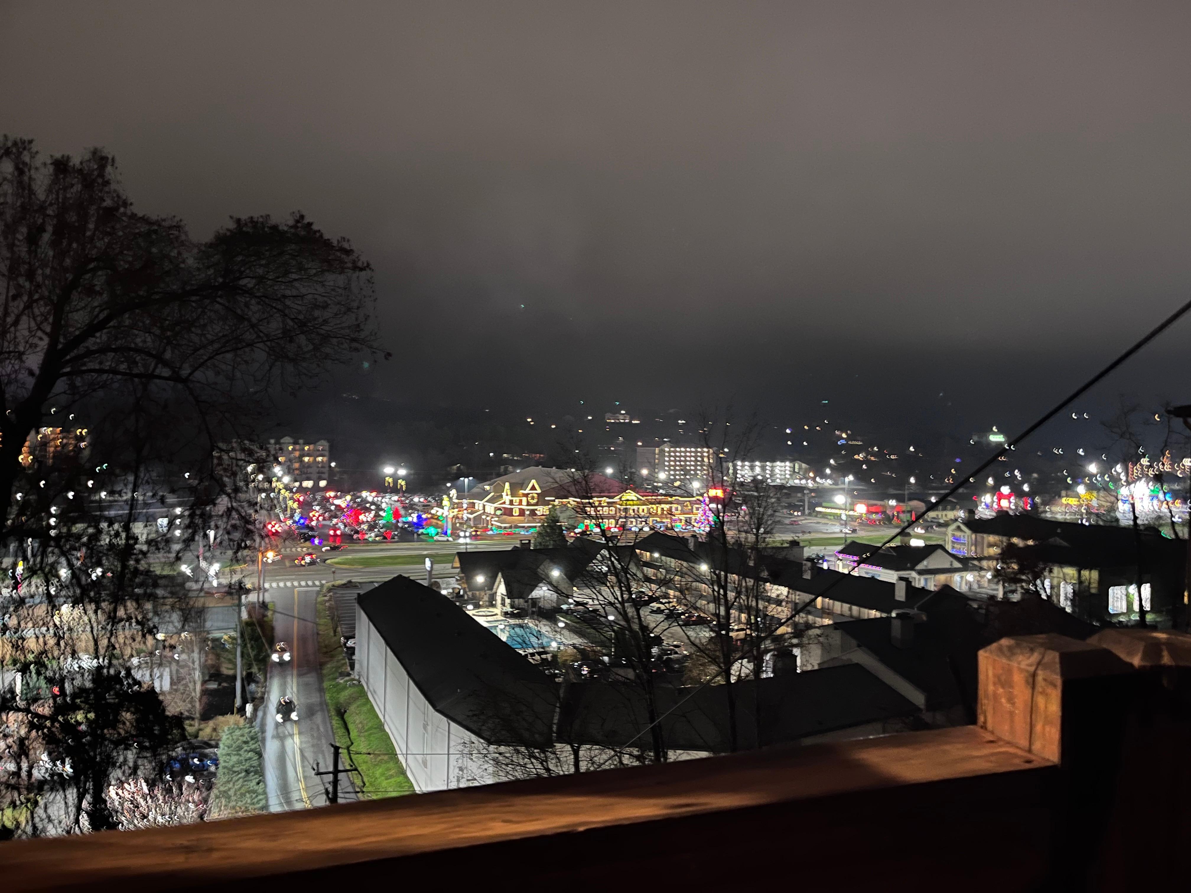 View from living room towards the parkway. 