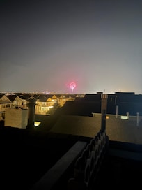 Caught some fireworks from the relaxing rooftop deck!