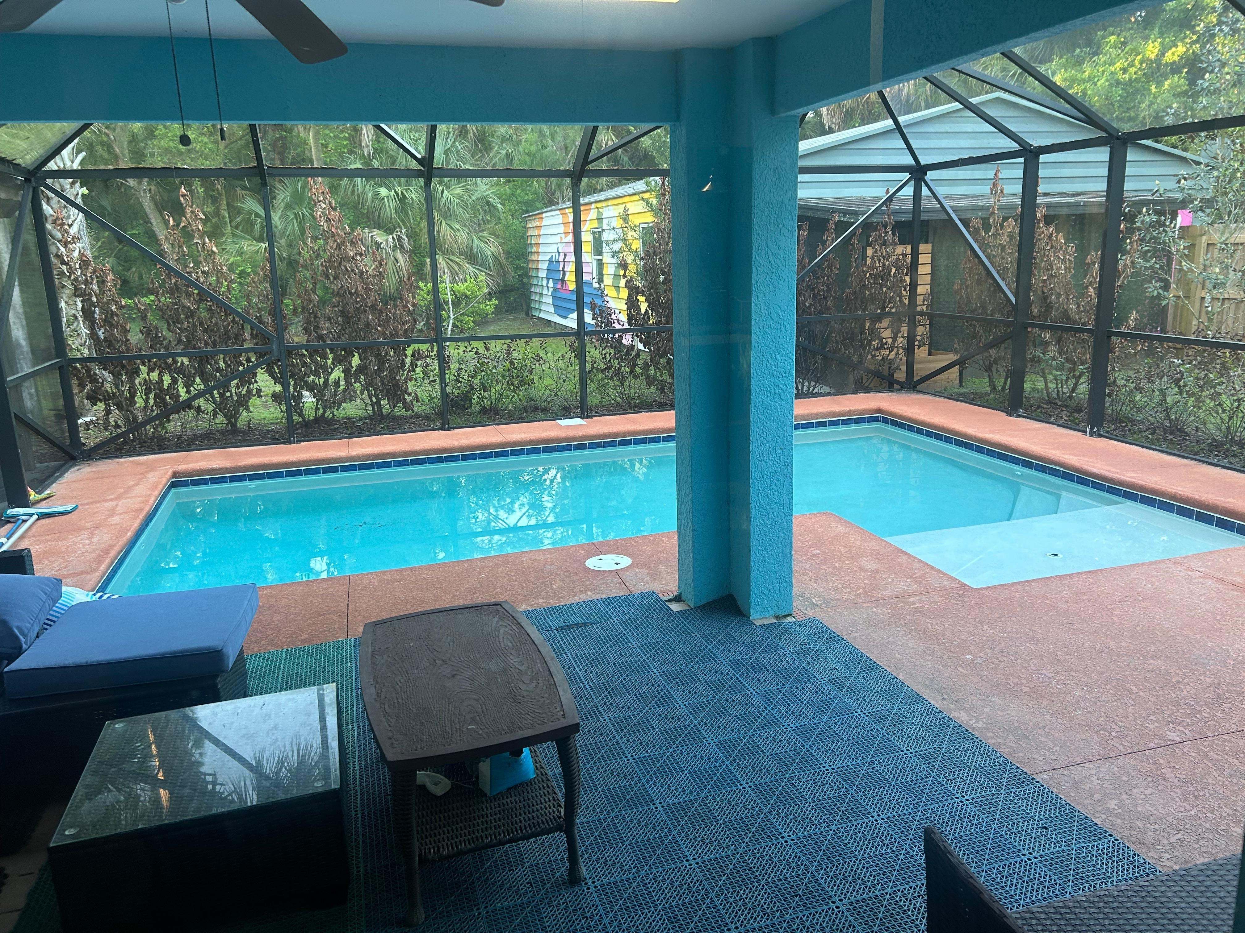 Pool area