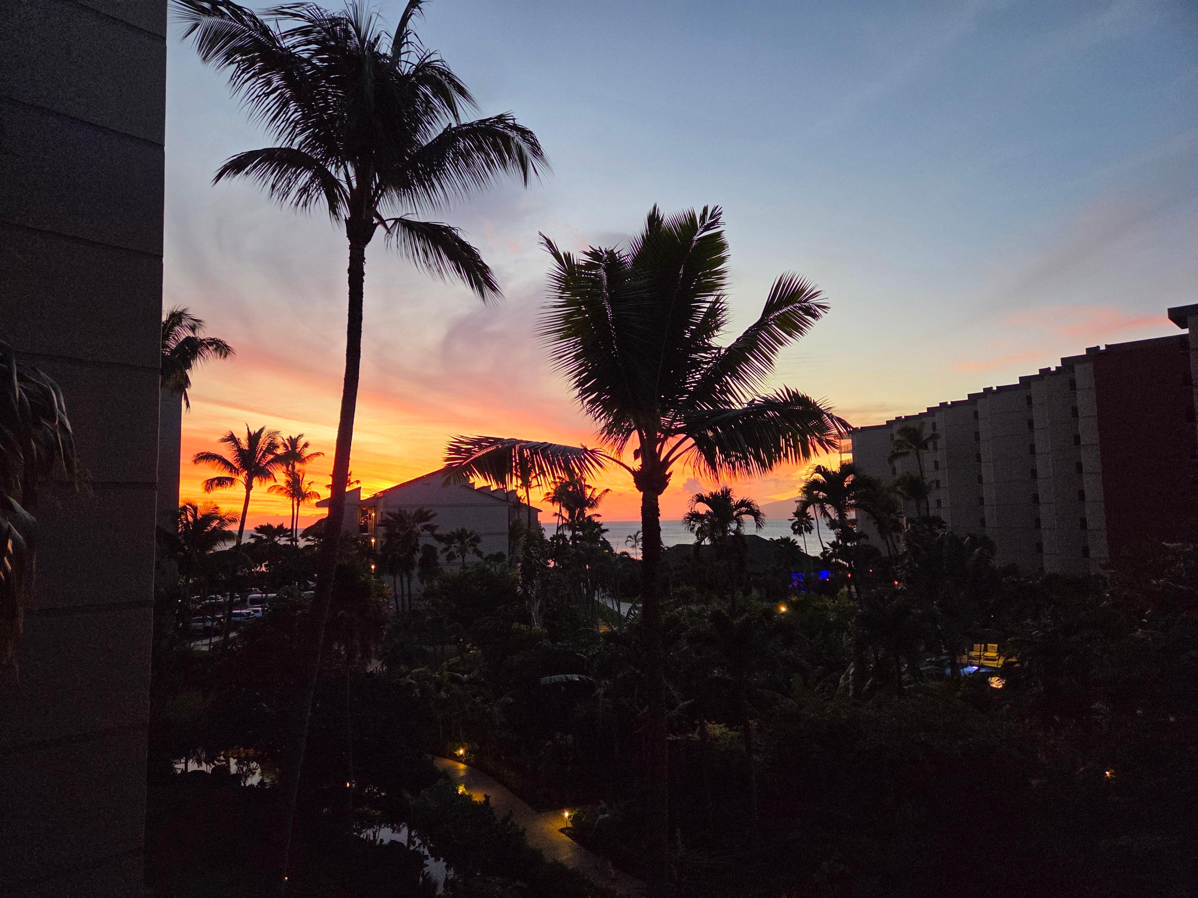 Sunset from lanai