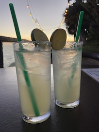 Complimentary margaritas