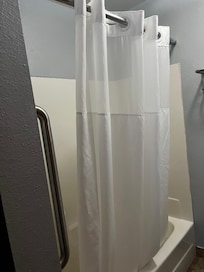 Shower curtain would not close more than this!