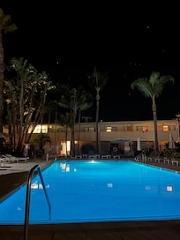 Pool at night