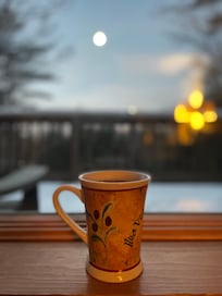 Coffee and the sunrise