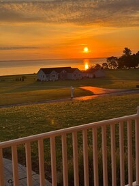 Early morning view from the front porch.