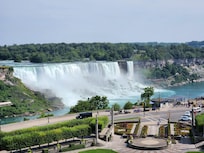 Vue sur les chutes américaines de la chambre