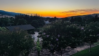 sunset from the main bedroom