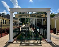 Walk two blocks and jump on the Lookout Mountain Incline Railroad!